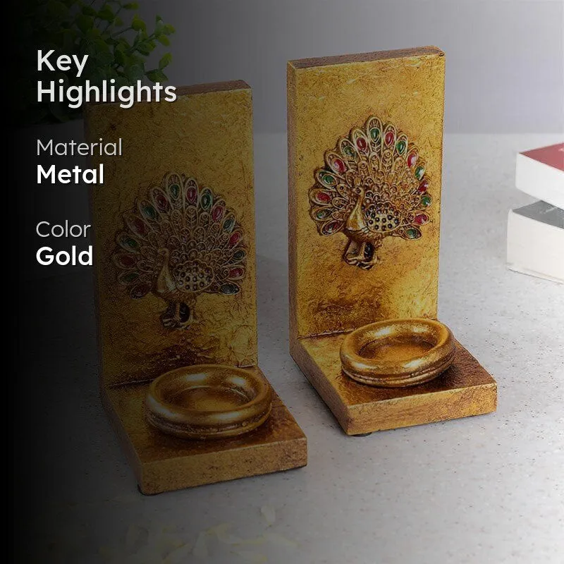 Mayookh Tealight Candle Holder - Set Of Two media 2