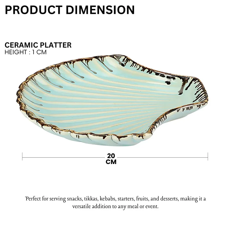 Casablanca Shell Ceramic Platter media 8