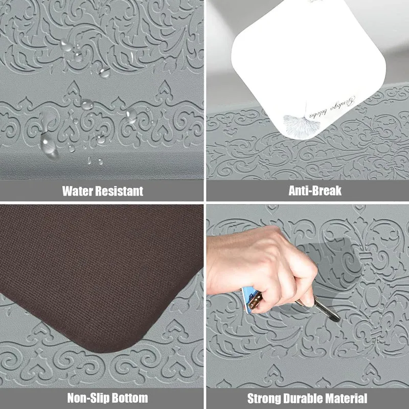 Silk Step Anti Skid Bath Mat - Grey media 4