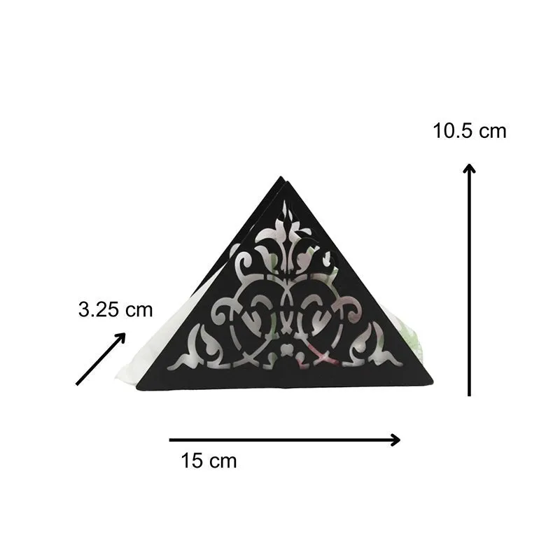 Niha Black Napkin Holder - Set Of Two media 4