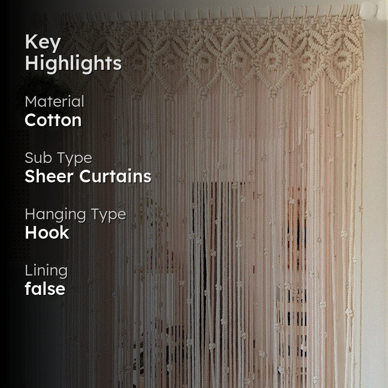 Casper Macrame Curtain media 2
