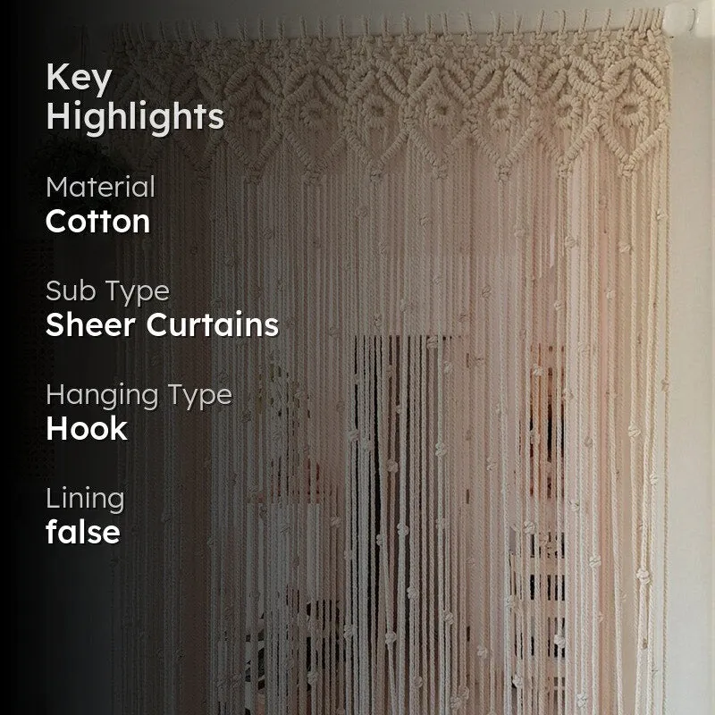 Casper Macrame Curtain media 2