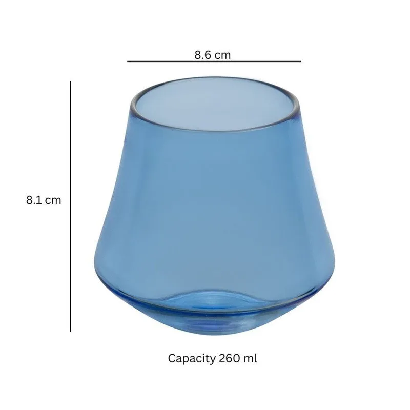 Amber Glow Whiskey Glasses(260 mL) - Set Of Six media 6