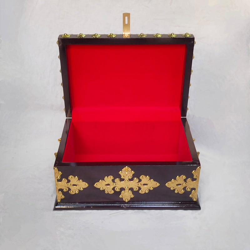 Trela Decorative Wood Jewel Box - Black media 7
