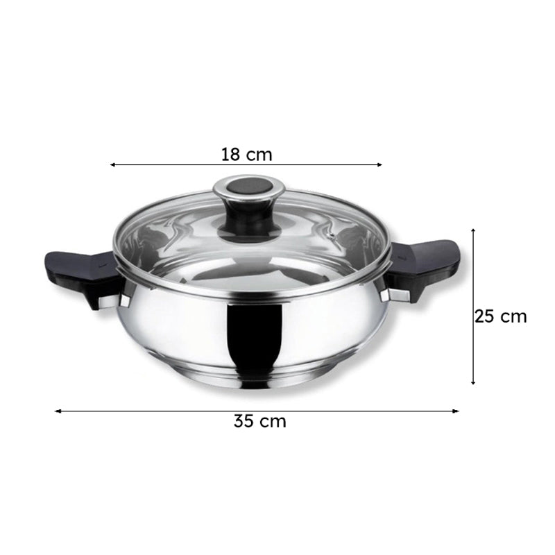 Vinod Claryon Pressure Cooker Stainless Steel - 3500 mL media 9