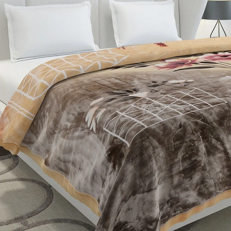 Monte Carlo Whispering Petals Blanket - 1136 GSM media 4