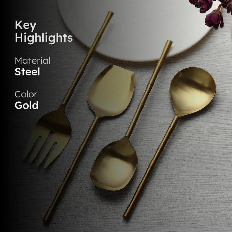 Bamboo Elegance Serving Set - Four Piece Set media 2