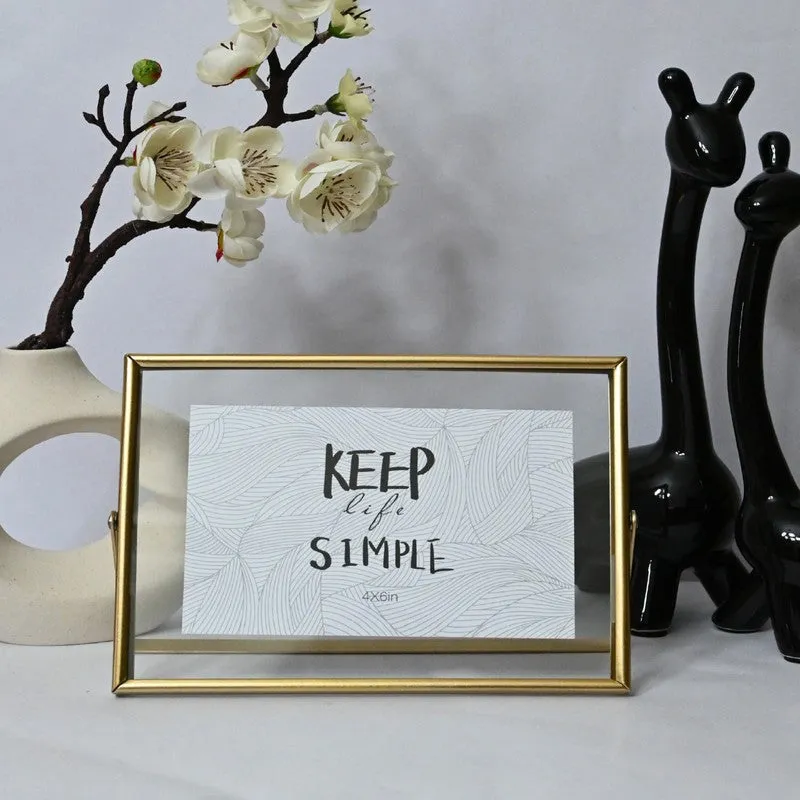 Vireon Metal & Glass Golden Frame media 4