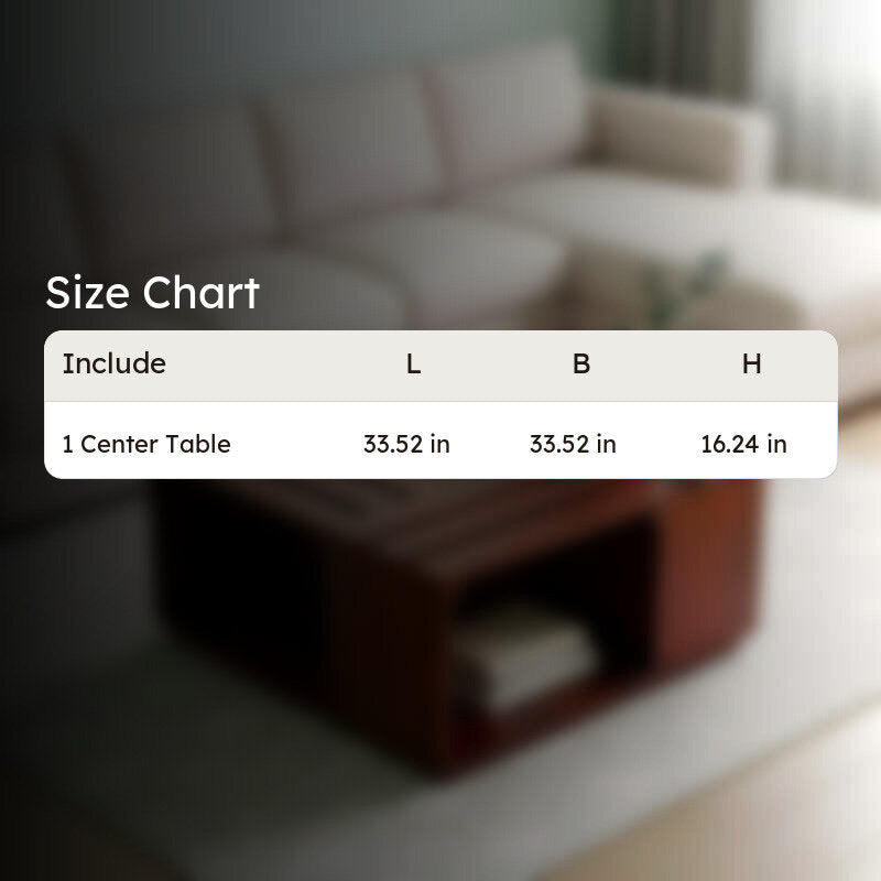Xervon Sheesham Wooden Center Table - Brown media 9