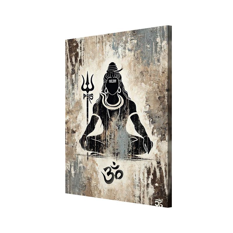 The Trance Of Shiva Poly Canvas Wall Painting media 4