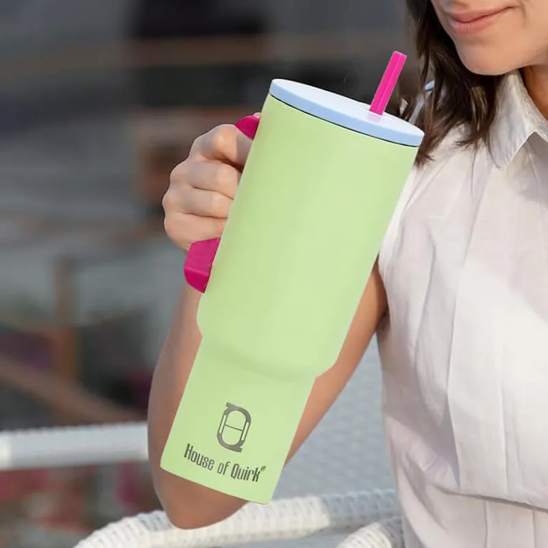 Sipsation Stainless Steel Tumbler (1200 ML) - Green media 7