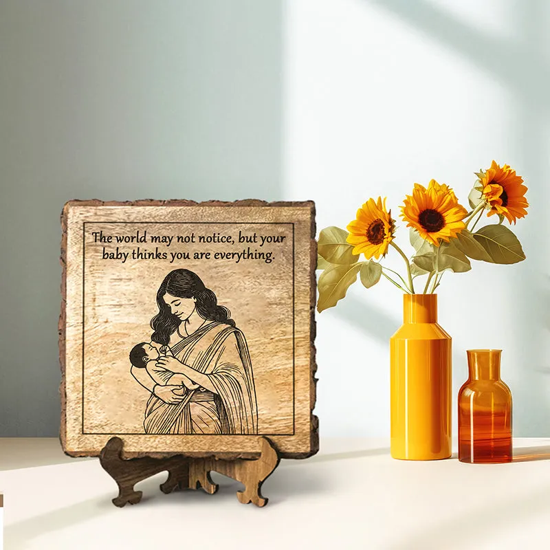 Your Baby Thinks You're Everything Showpiece - Square media 1
