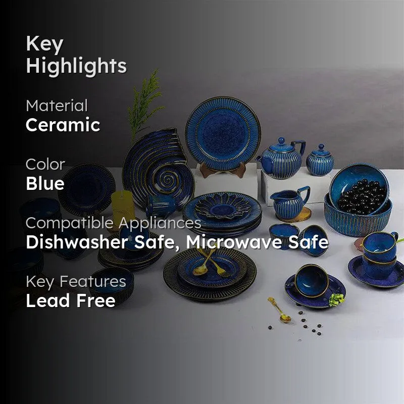 Givara Handmade Dinner Set - 38 Piece Set media 2