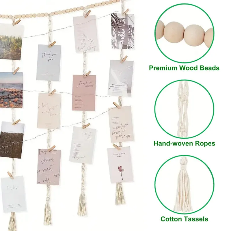 Loro Macrame hanging photoframe media 3