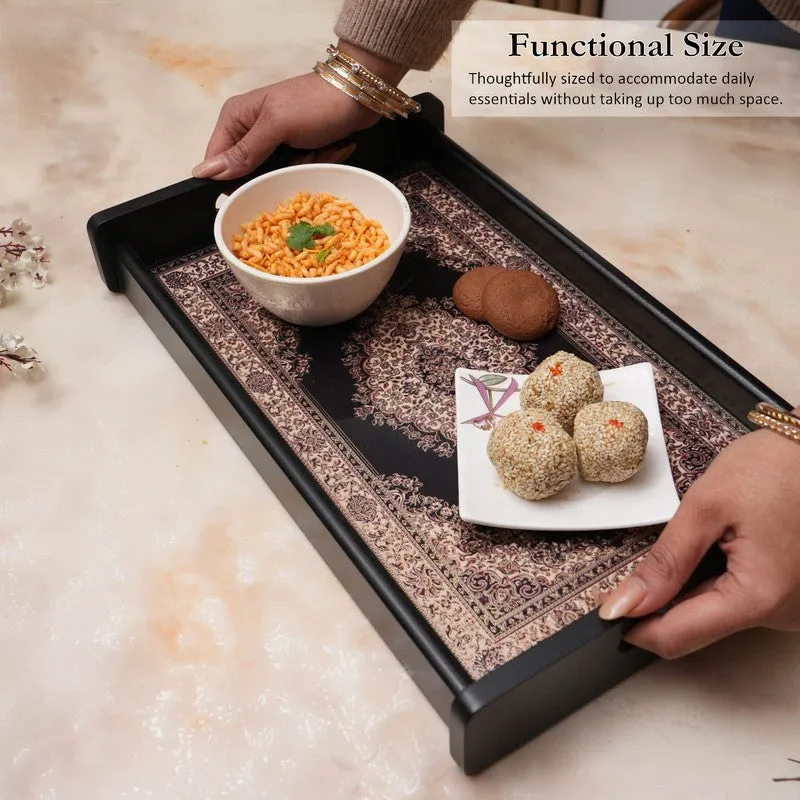 Velin Wooden Serving Tray - Set Of Three media 6