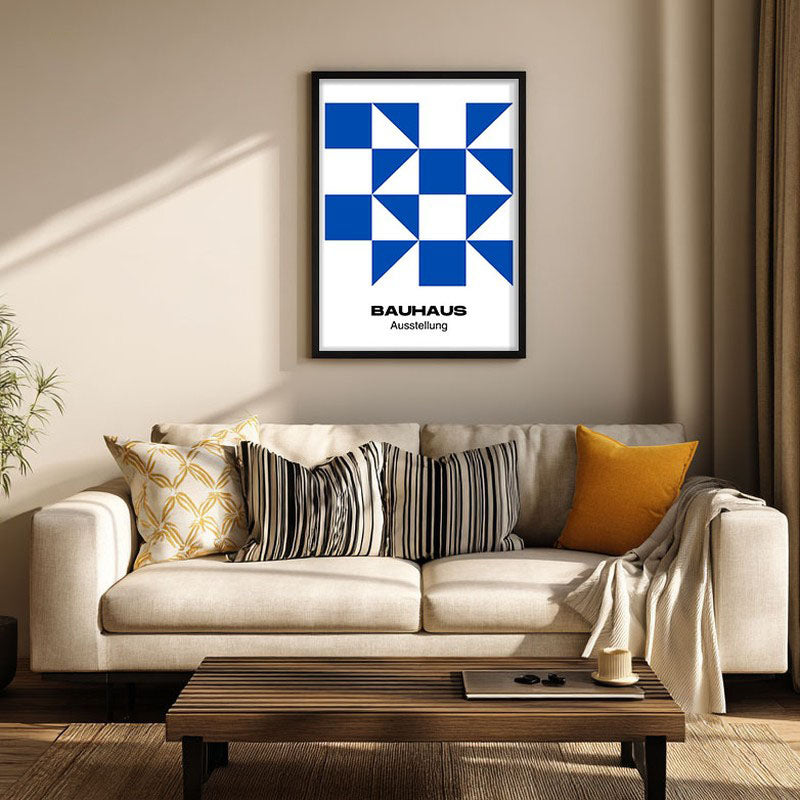 Ausstellung Archival Canvas Wall Art - Black Frame