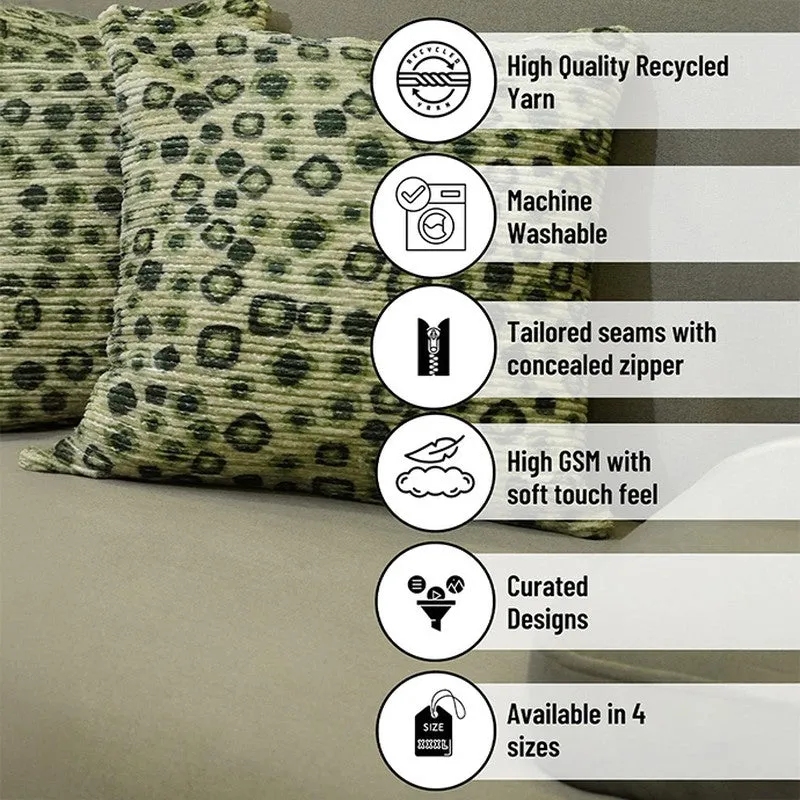 PixelMosaic Cushion Cover - Green media 6