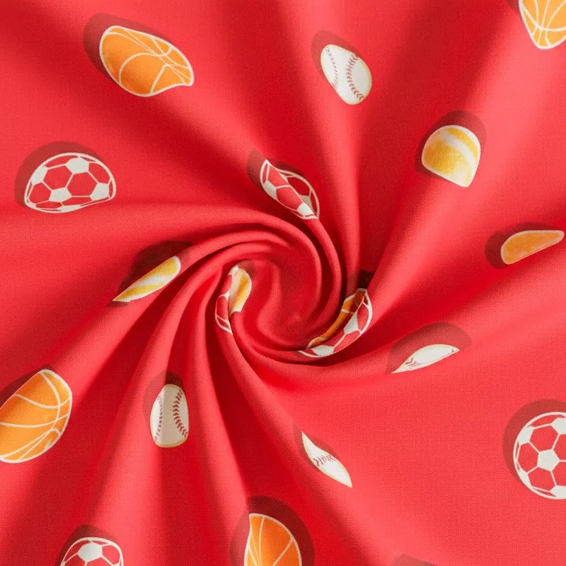 Baseball Dreams Kids Neon Print Cotton Bedsheet (Red) - 144 TC media 5