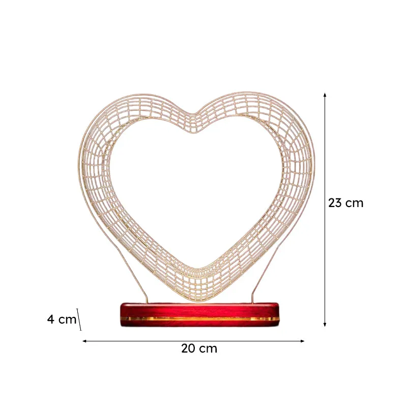 Love Drop LED Acrylic Table Lamp - Transparent media 5