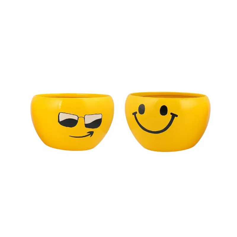 Emoji Fun III Metal Planter - Set Of Two media 5