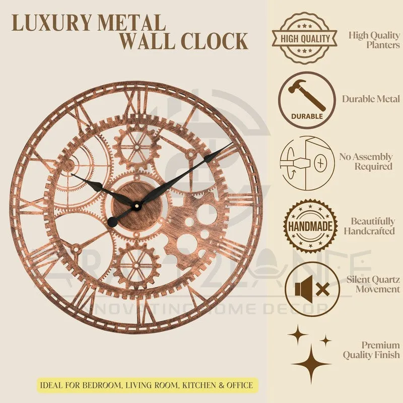 Steady Silent Wall Clock - Bronze media 7