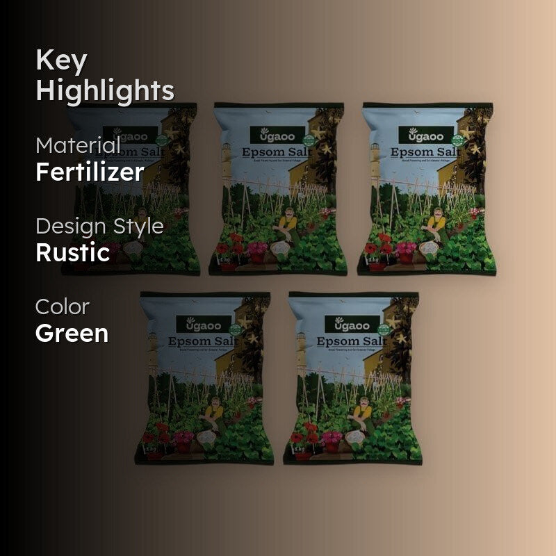 Ugaoo Magnesium Sulphate Organic Fertilizer (Epsom Salt) - (1kg,3kg,5kg) media 2