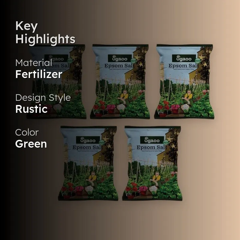 Ugaoo Magnesium Sulphate Organic Fertilizer (Epsom Salt) - (1kg,3kg,5kg) media 2