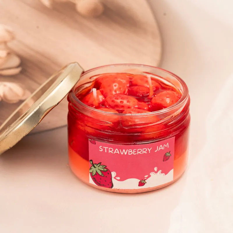 Strawberry Jam Scented Candle - Strawberry media 3