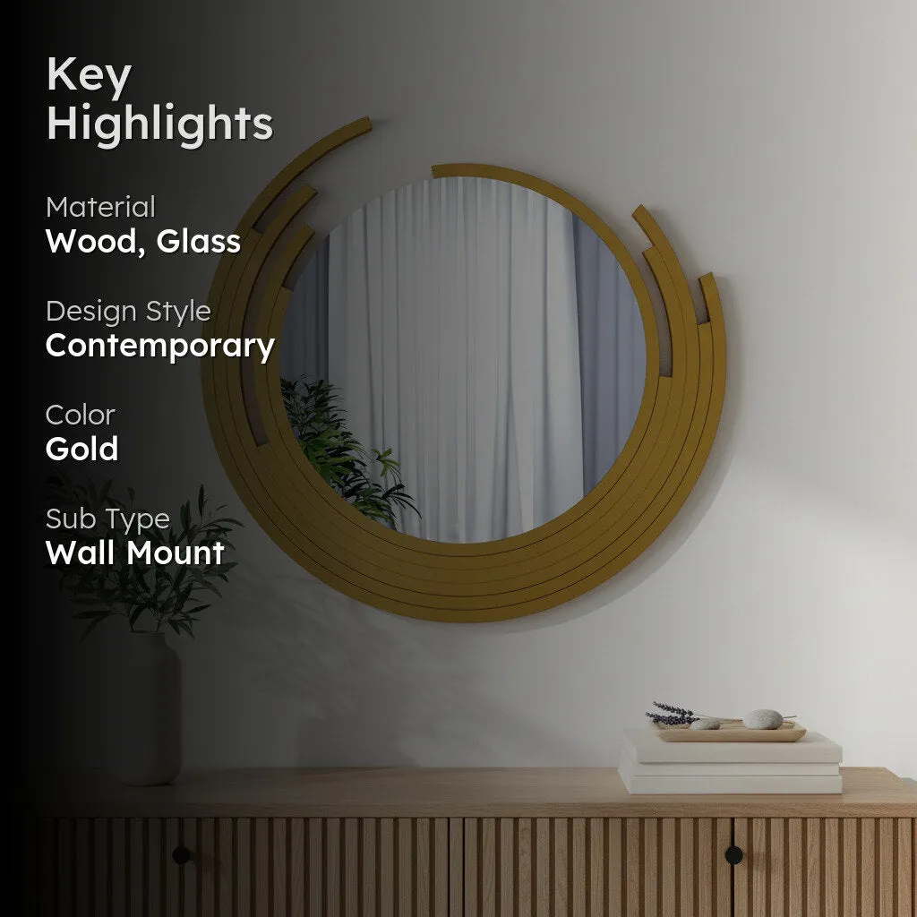 Aurum Drip Decorative Wall Mirror media 2