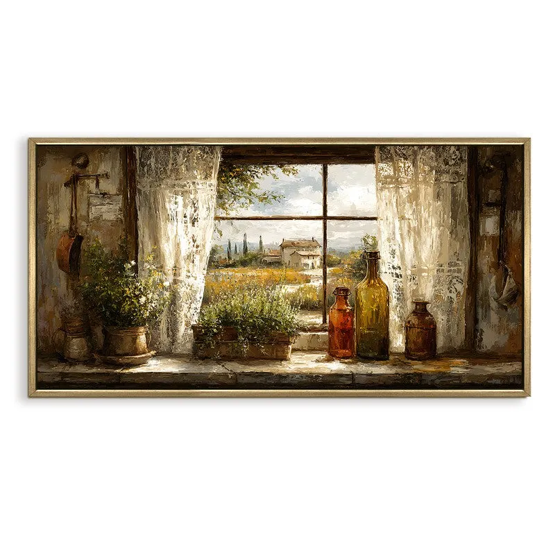 Serene Cottage Outlook Glow Wall Art media 4