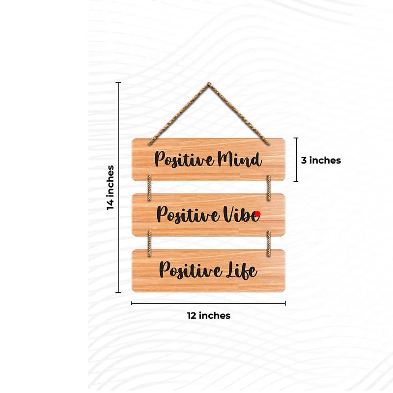 Positive Chime Wood MDF Wall Hanging media 6
