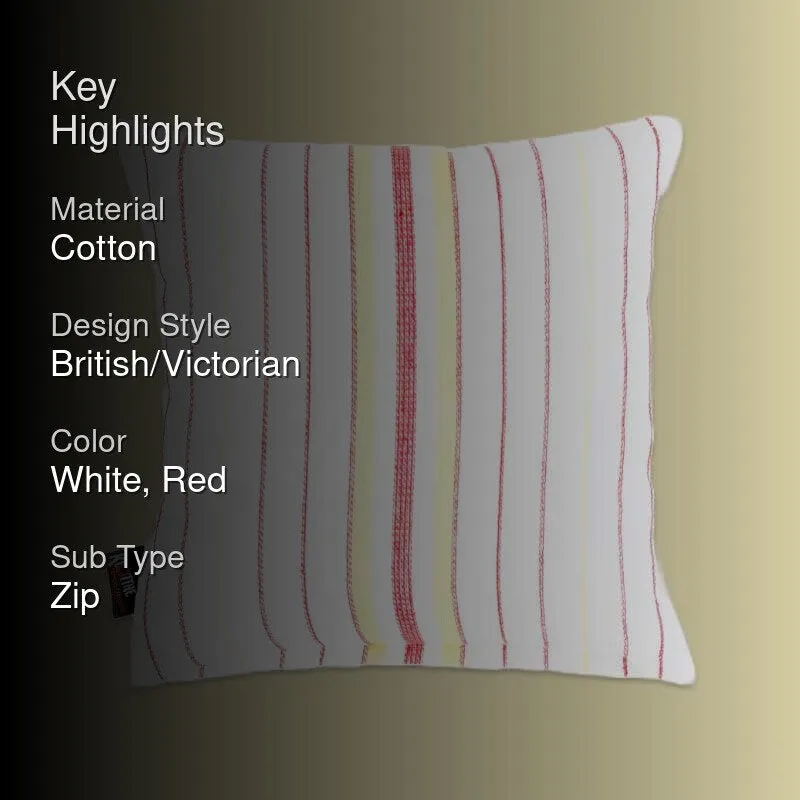 Raya Cushion Cover - Red - Set Of Five media 2