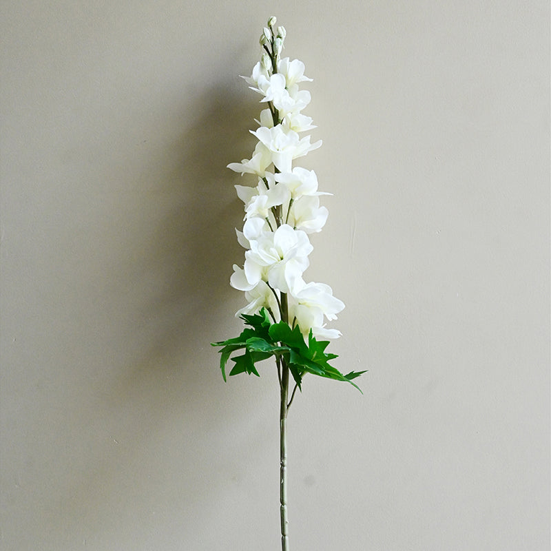 Solene Artificial Flower Stick - White media 4