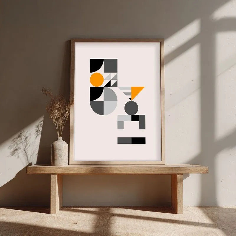 Sublime Patterns Archival Canvas Wall Art - Natural Brown Frame media 3