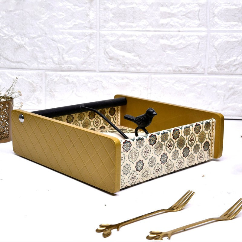 Velvet Pull Tissue Holder