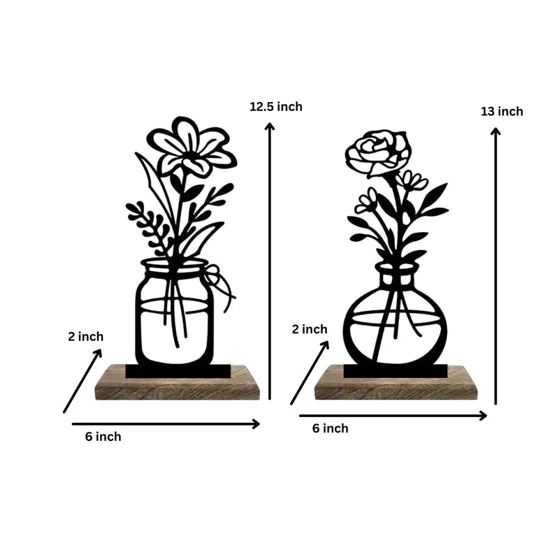 Vase Verre I Showpiece - Set Of Two media 5
