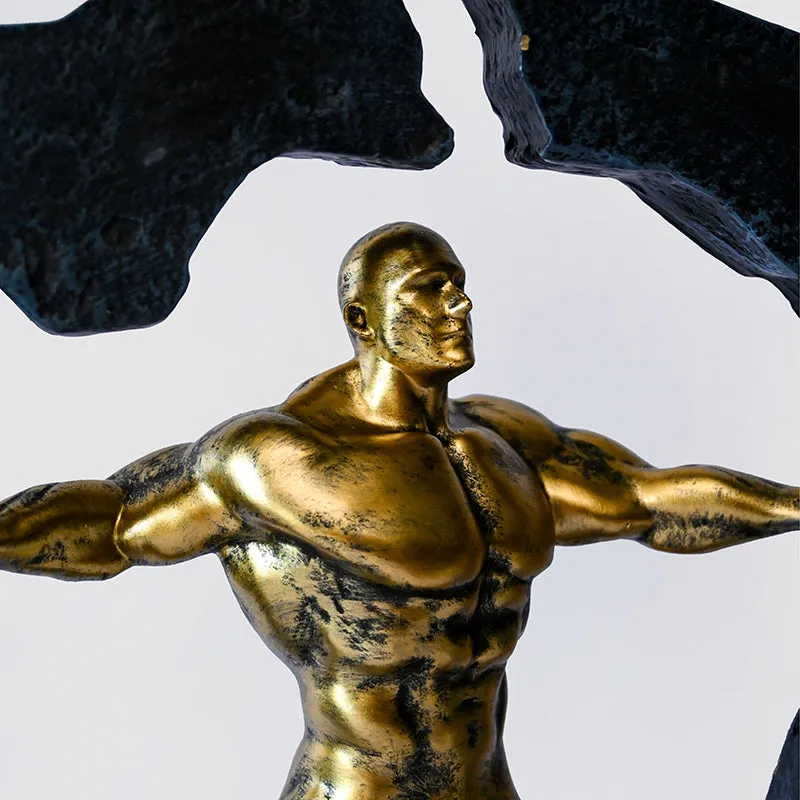 Heracles Resin Showpiece - Gold media 3