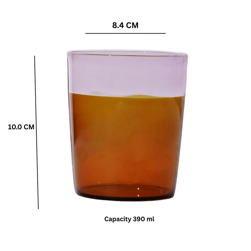 Terracotta Charm Tumbler Glasses(310 mL Each) - Set Of Six media 6