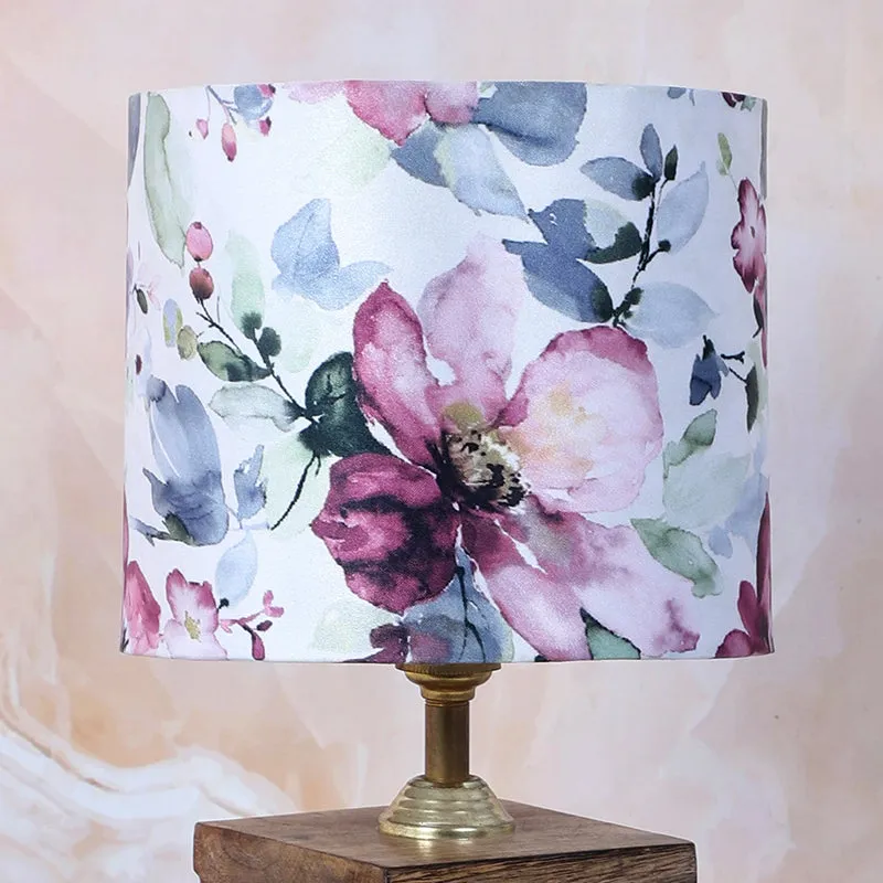 Lumikko Cube Printed Mango Wood Table Lamp - Multicolor media 5