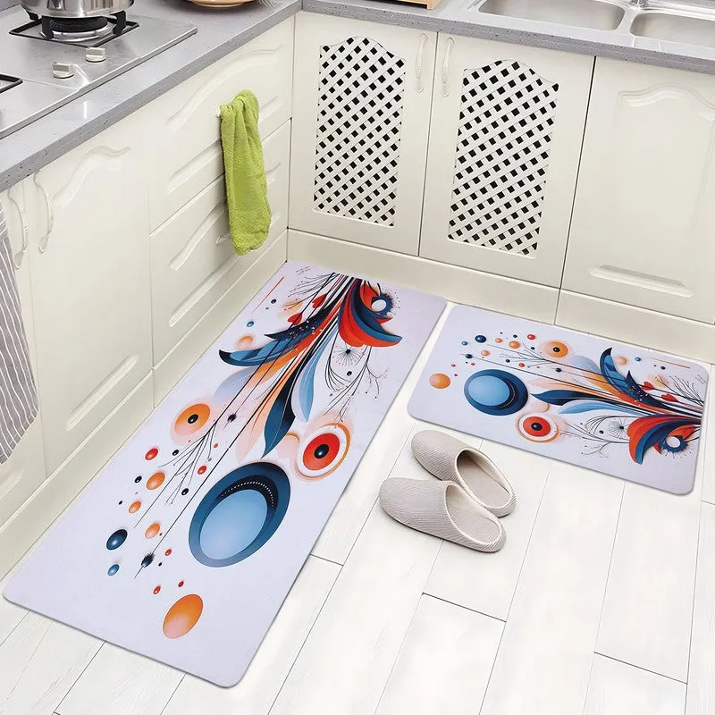 Flowelle Rubber Kitchen Floor Mats - Set of Two media 1