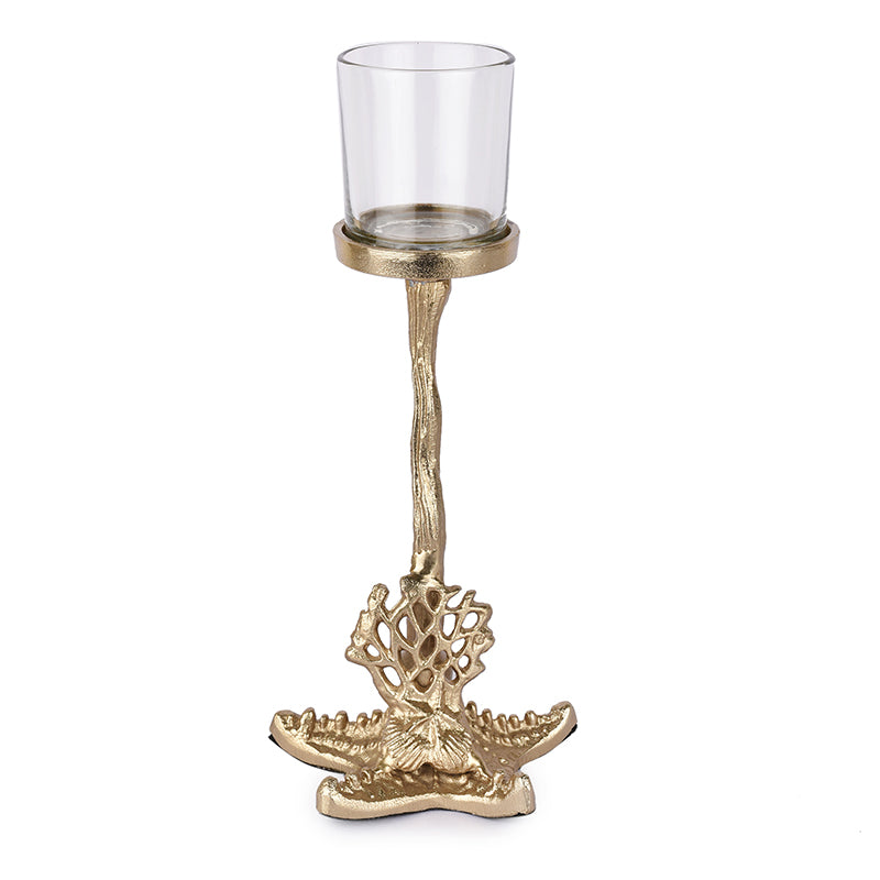 Regalia Charm Candle Holder - Gold media 3