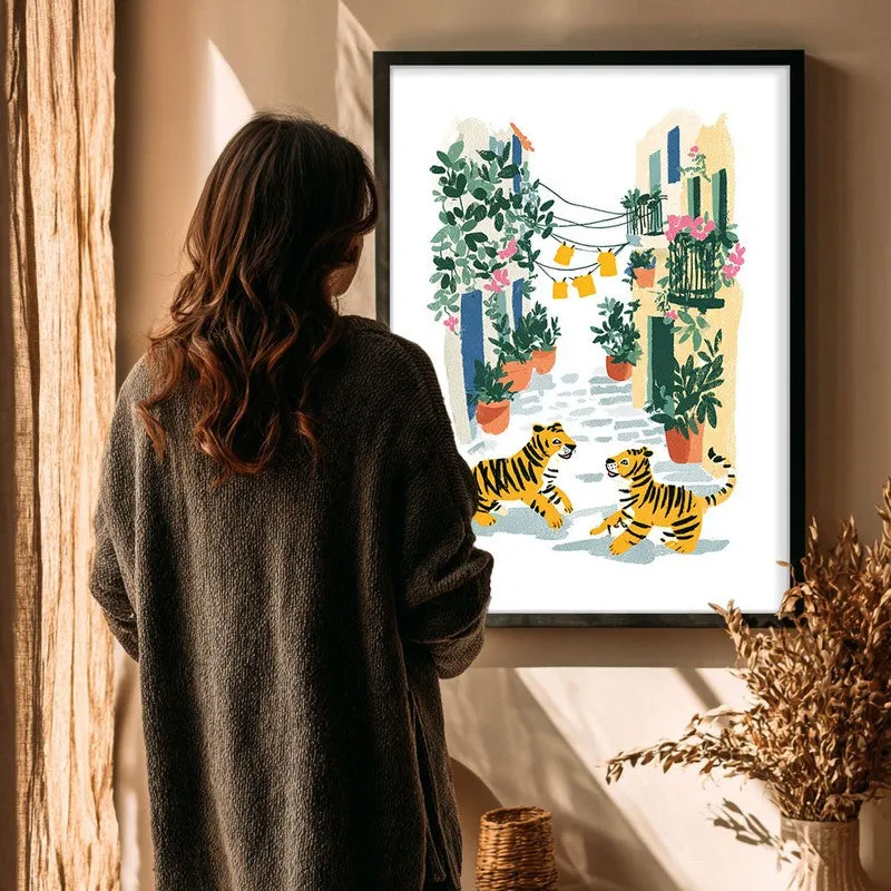 Citrivale Canvas Wall Painting With Black Frame media 4