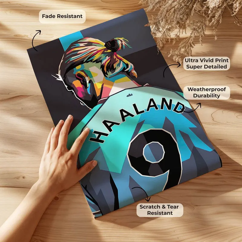 Electric Haaland Wall Poster media 8