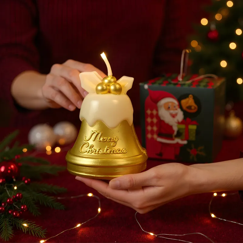 Jingle Bell Festive Scented Candle media 4