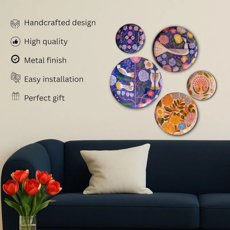 Kashmiri Charm Wall Plate - Set Of Five media 3