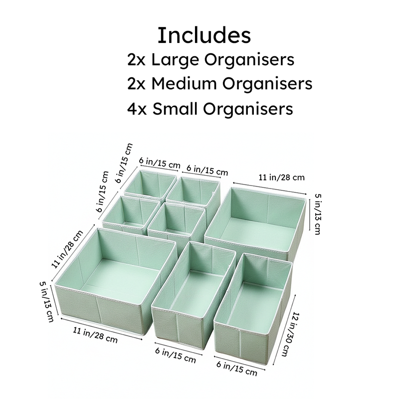 Clara fabric Organizer - Set Of Eight image 8