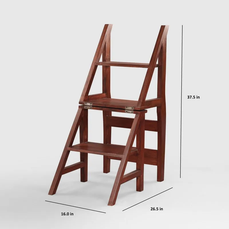 Stepwood Wooden Chair Cum Ladder media 7