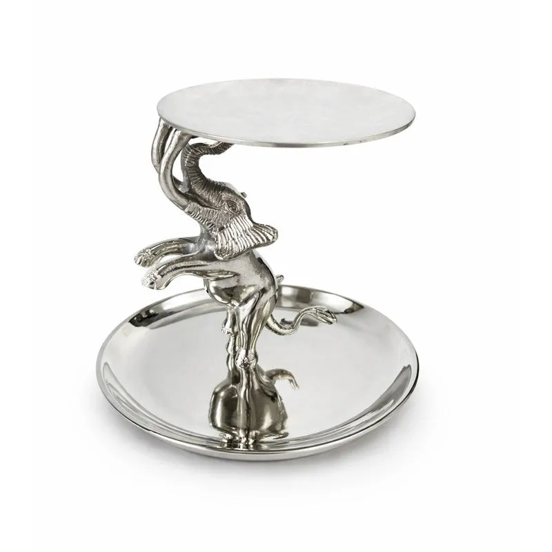 JungleServe Elephant Aluminum Serving Platter media 6
