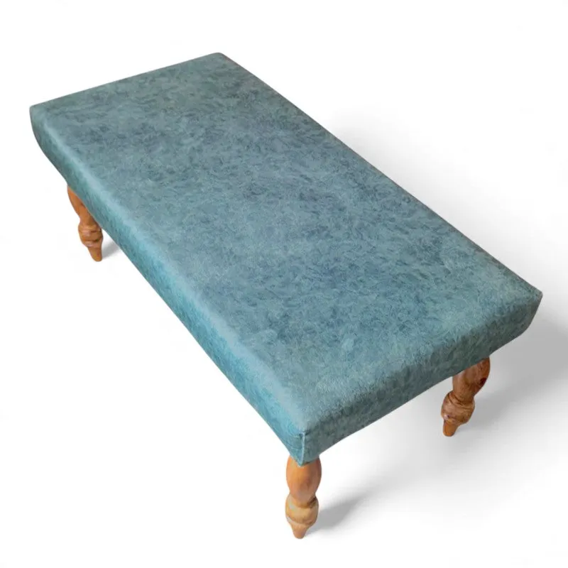 Dexon Sheesham Wooden Bench - Blue media 4