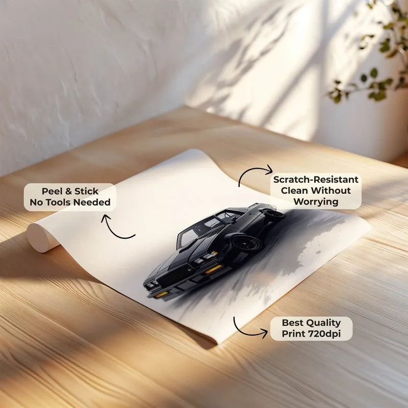 Midnight Racer I Wall Poster - Black media 7